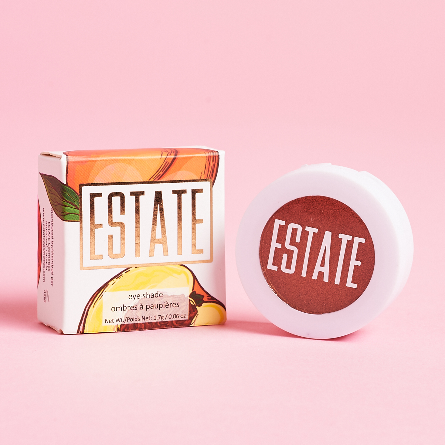 estate shadow in cute peach themed box