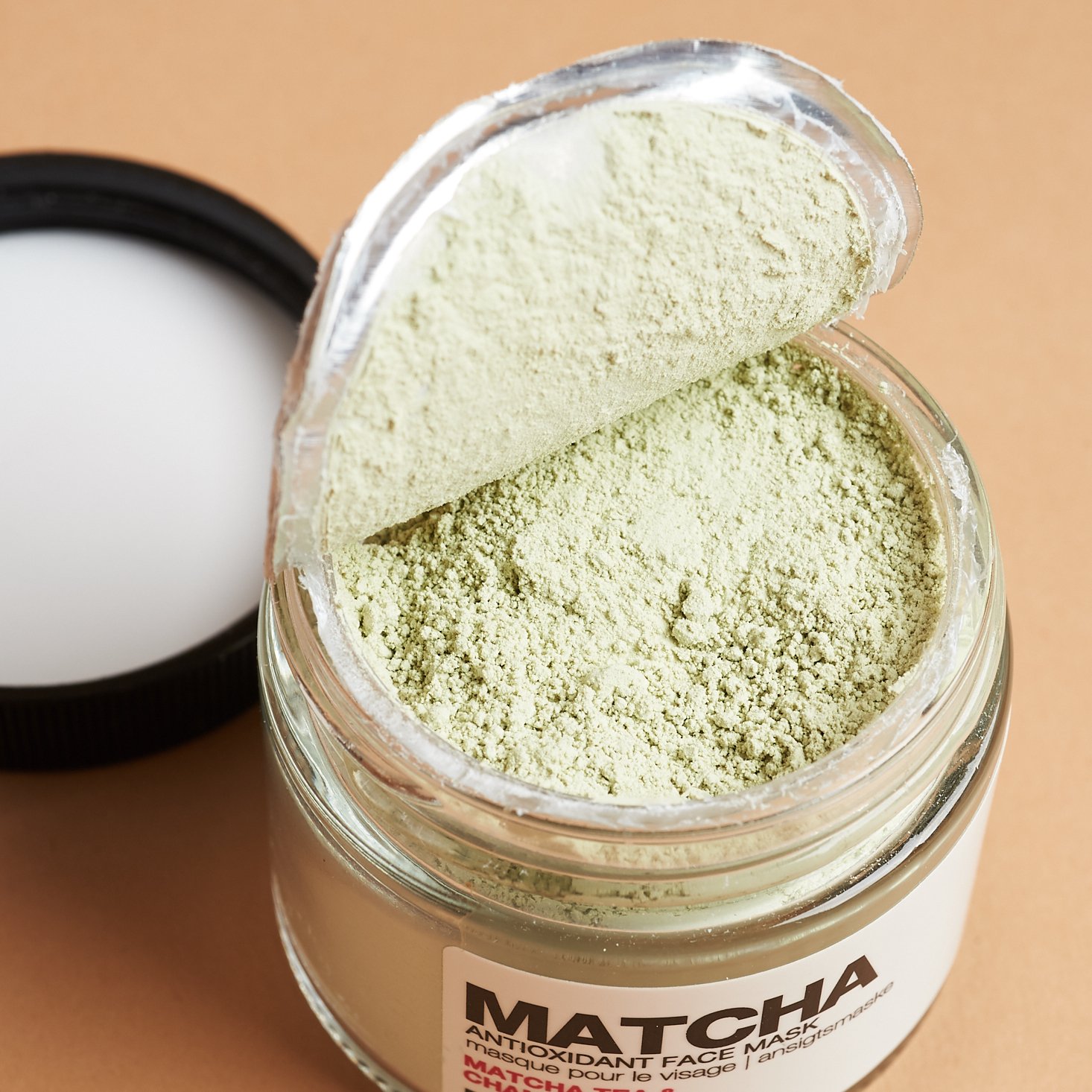 opened PLANT Apothecary Matcha Antioxidant Face Mask