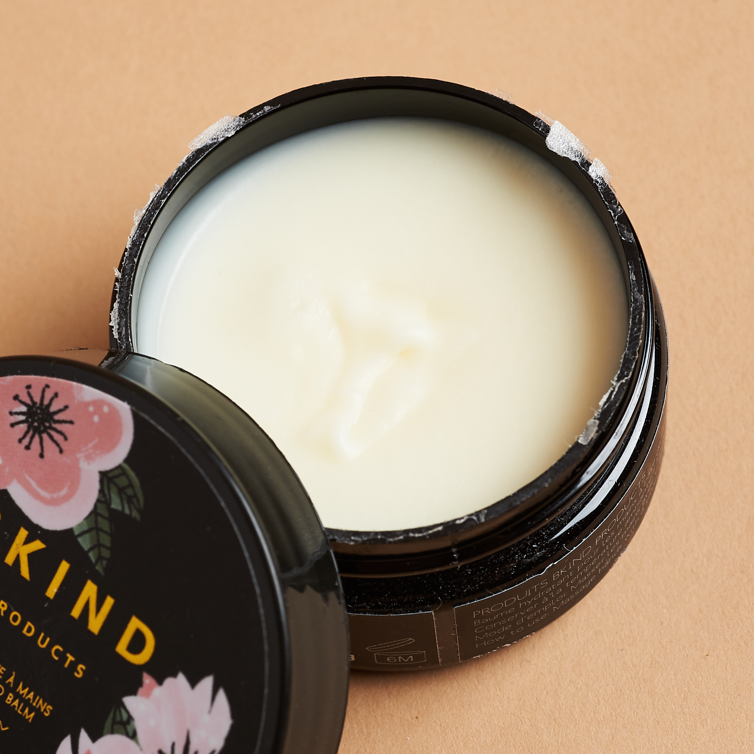 opened BKIND Floral Hand Balm