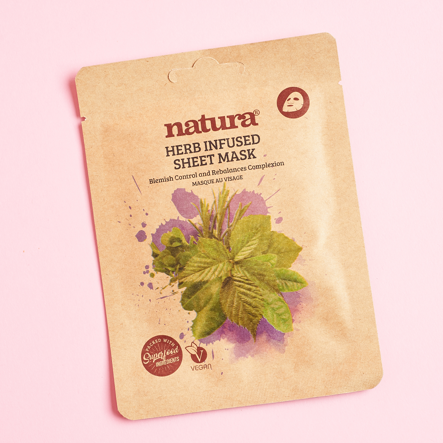 nature herbal sheet mask