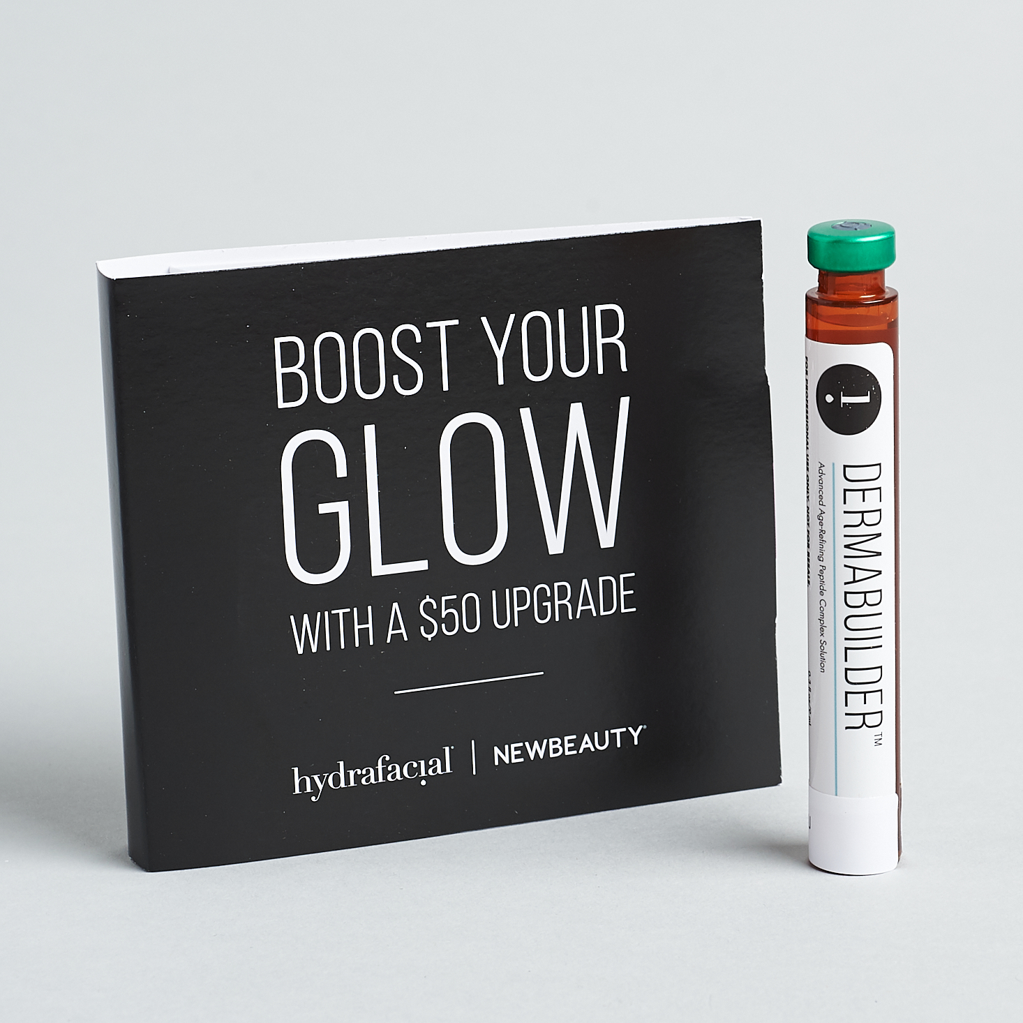 boost your glow promo booklet with syringe of orange stuff