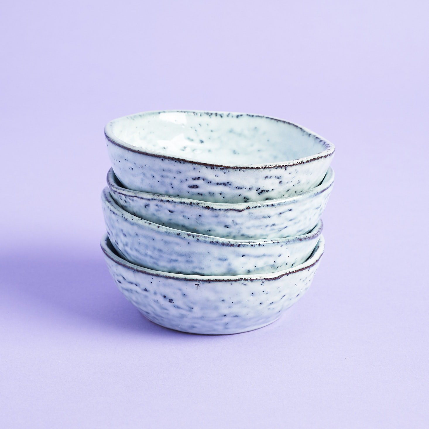 4 bowls stacked up