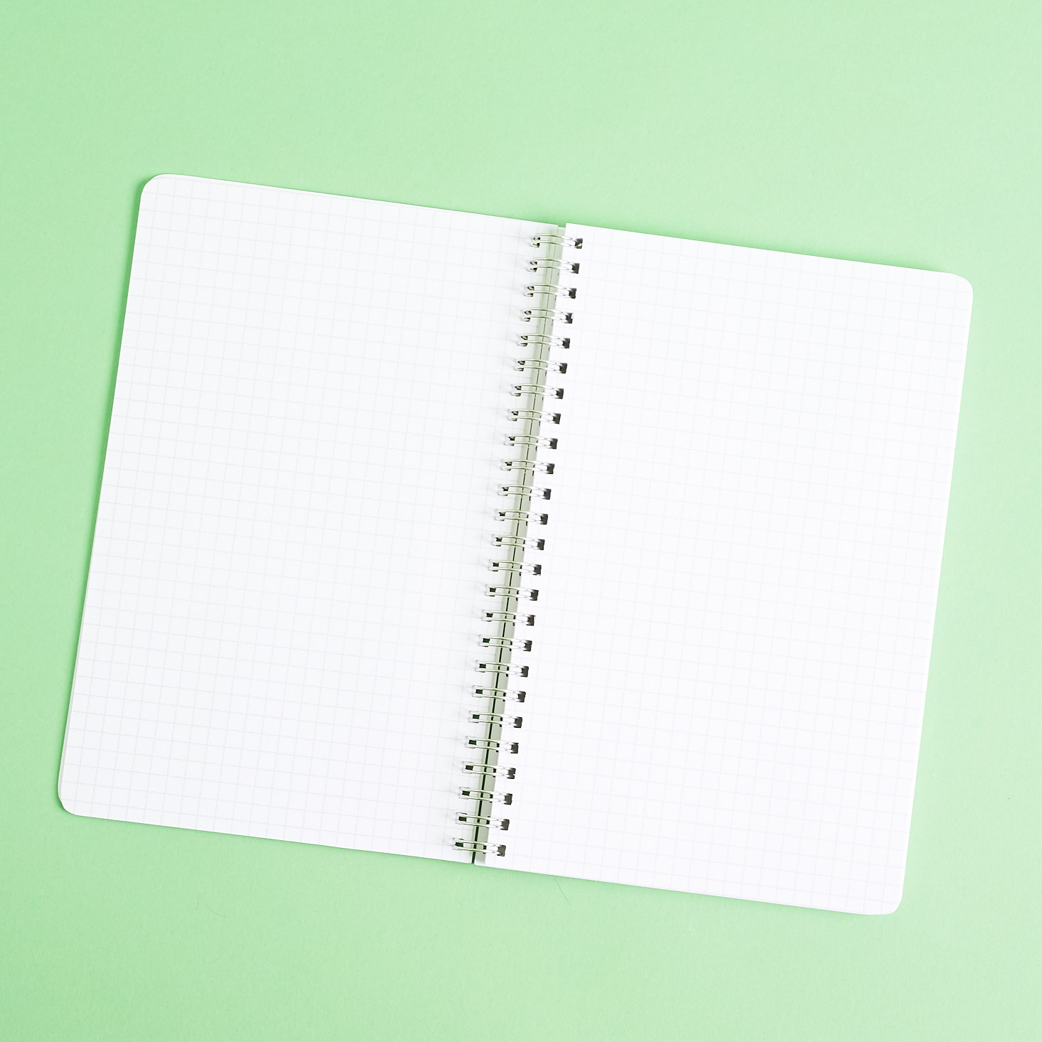 Inside graph paper for Paper Source Colorscope Personalized Notebook