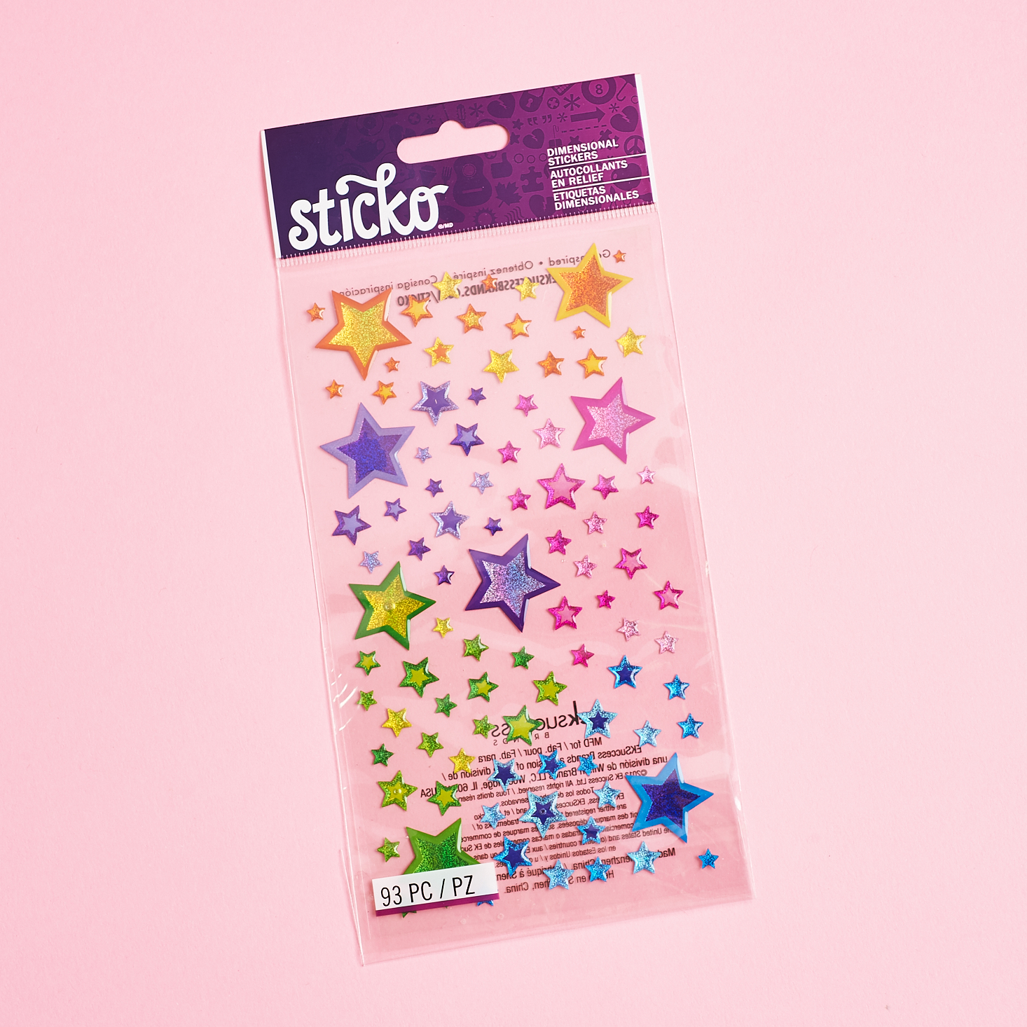 Rainbow Stars Sticker Pack