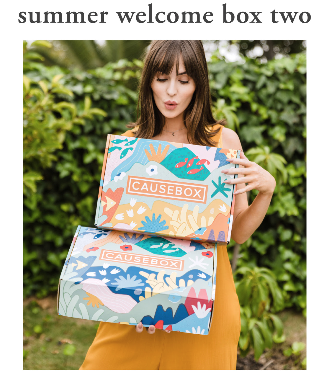 CAUSEBOX Summer Welcome Box Two Available Now + Coupon!