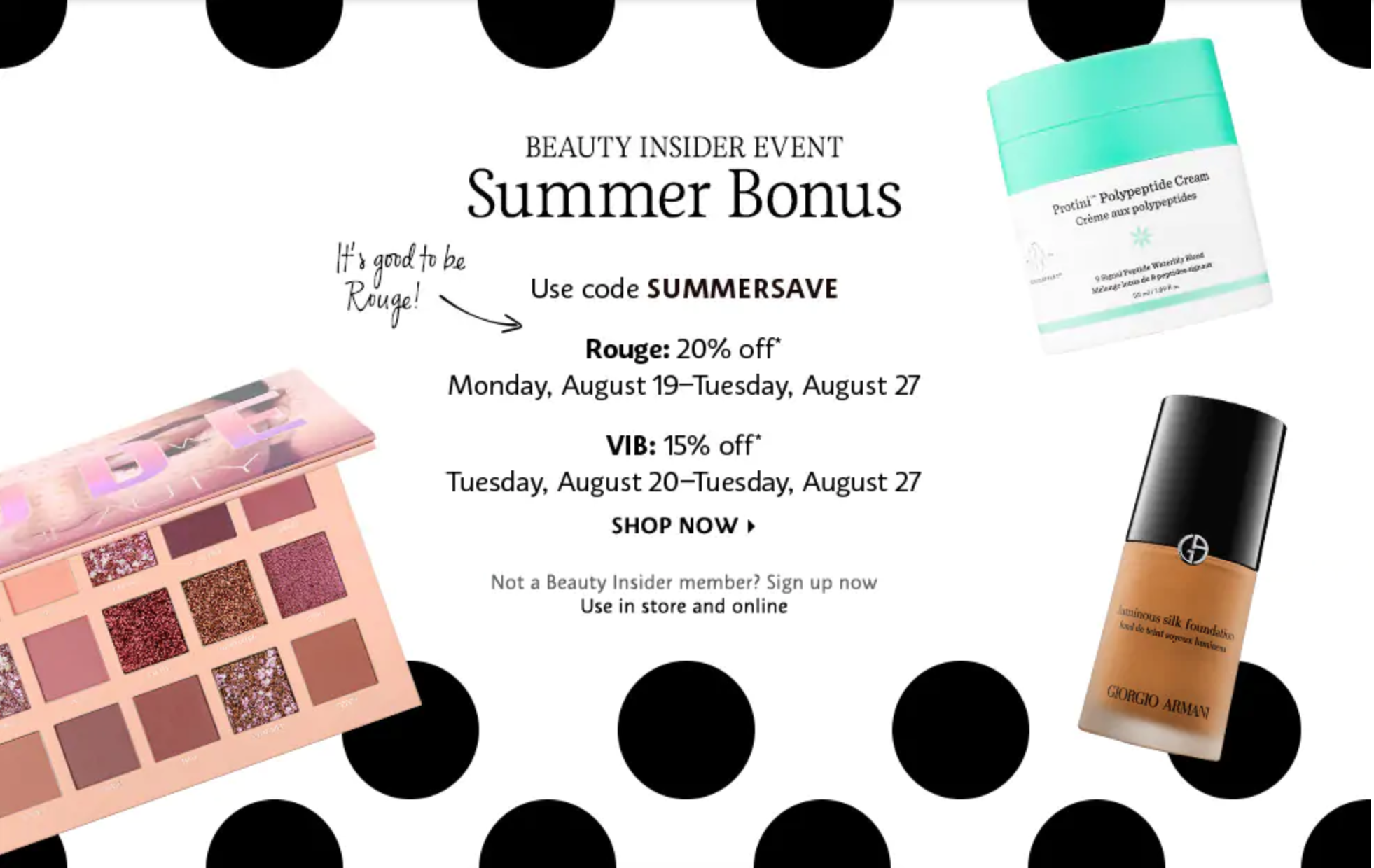 Sephora Summer Bonus Sale – Rouge Members Save 20% Off All Sephora Favorite Kits + Entire Store!