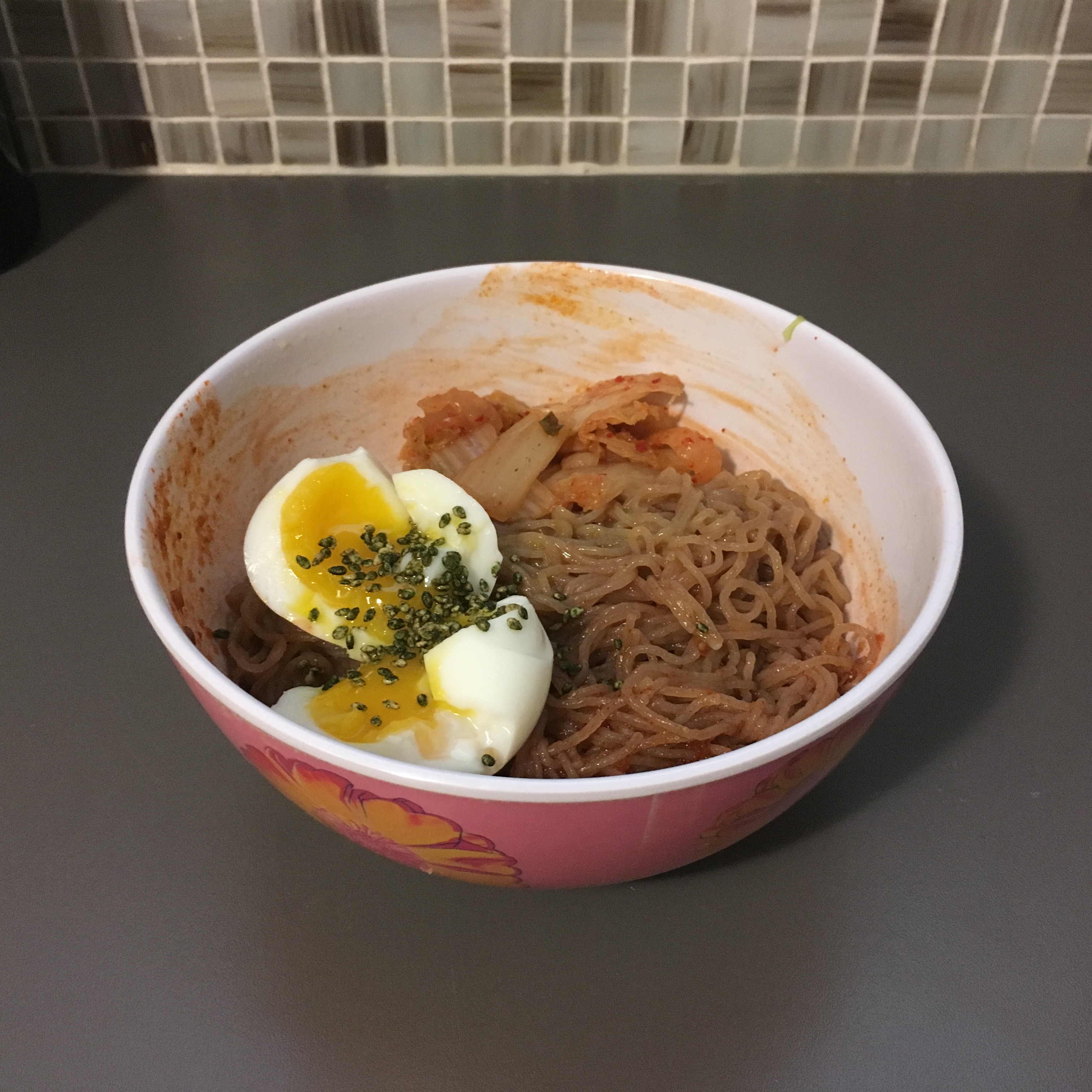 fururu cold noodles cooked