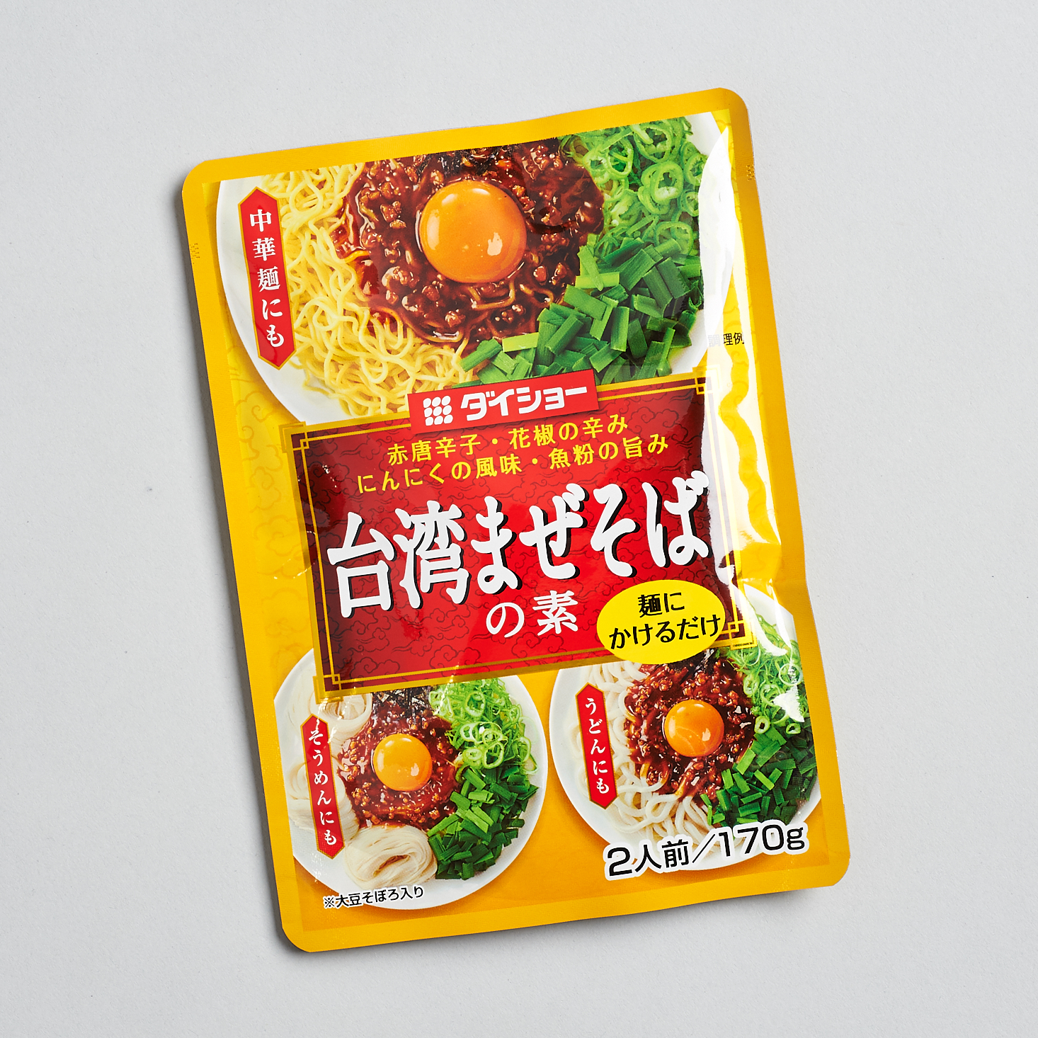 taiwan mix soba sauce packet front