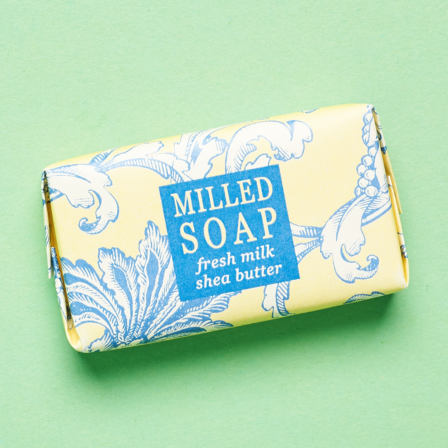milled soap sample