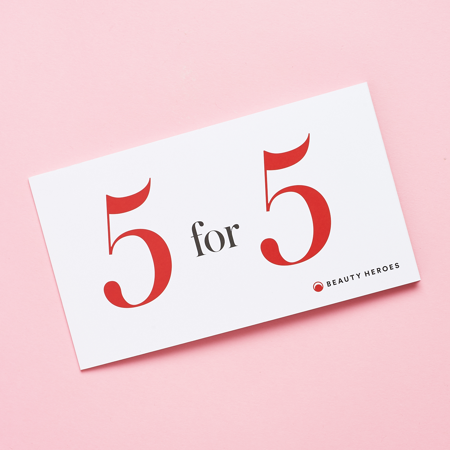 5 for 5 info booklet