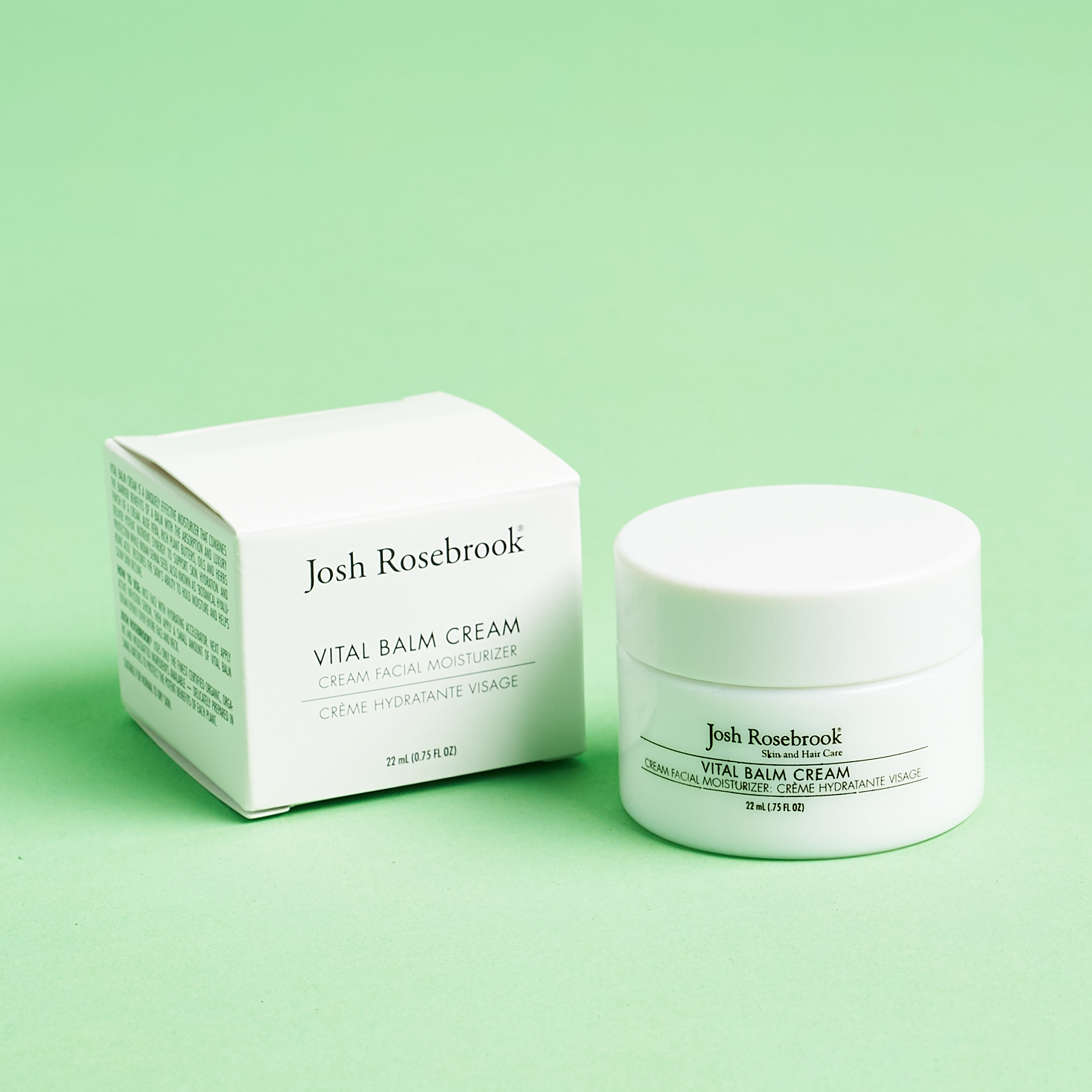 Josh Rosebrook Vital Balm Cream with box