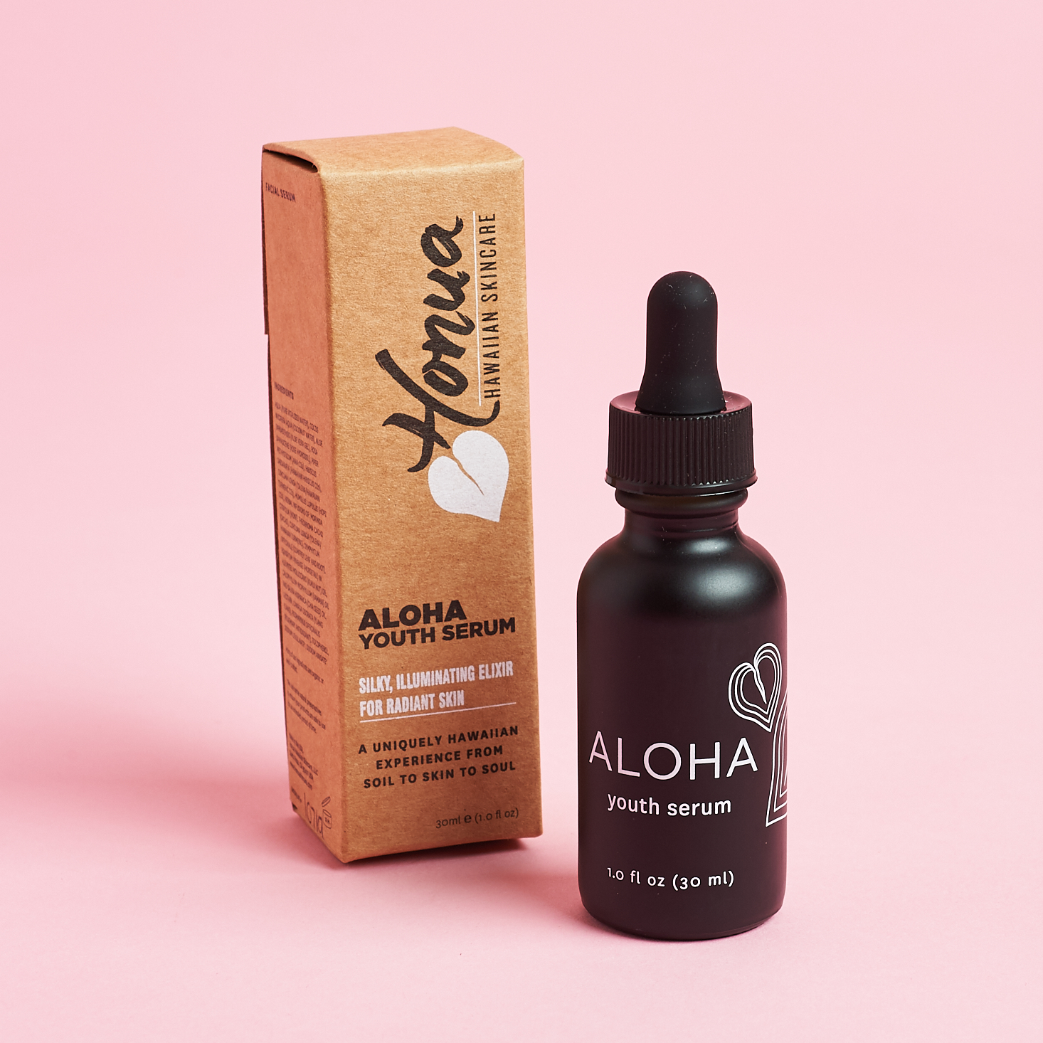 Honua Skincare Aloha Youth Serum with box