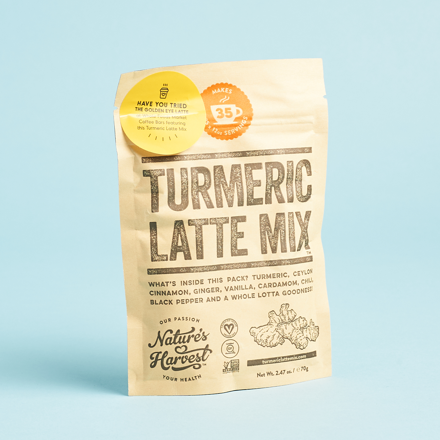 bag of latte mix