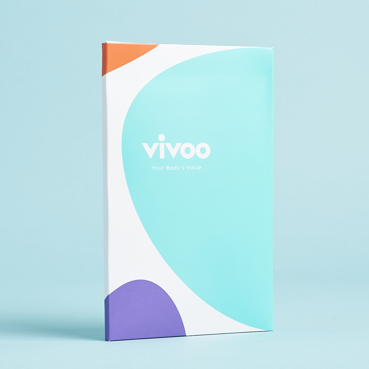 vivoo packet with colorful branding