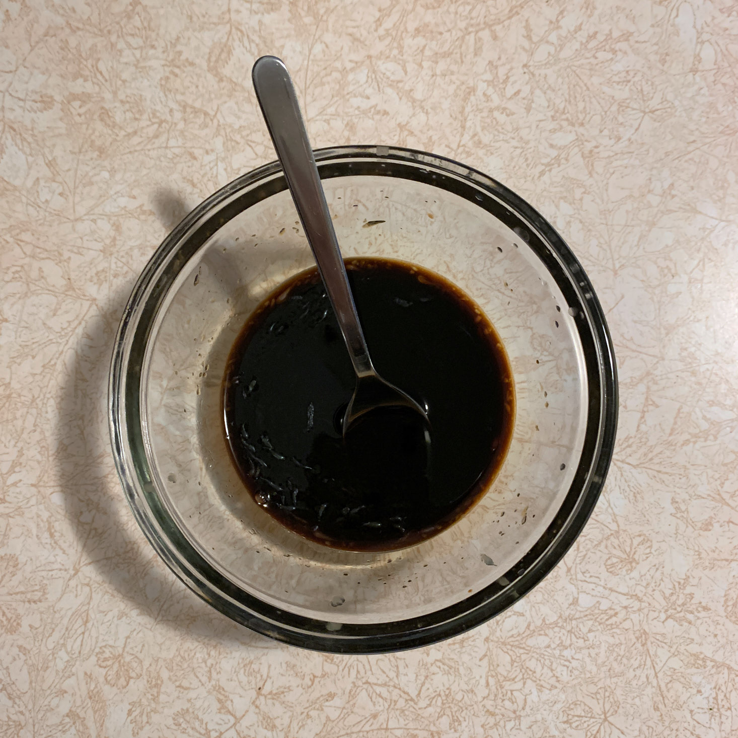 Soy sauce mixture in bowl