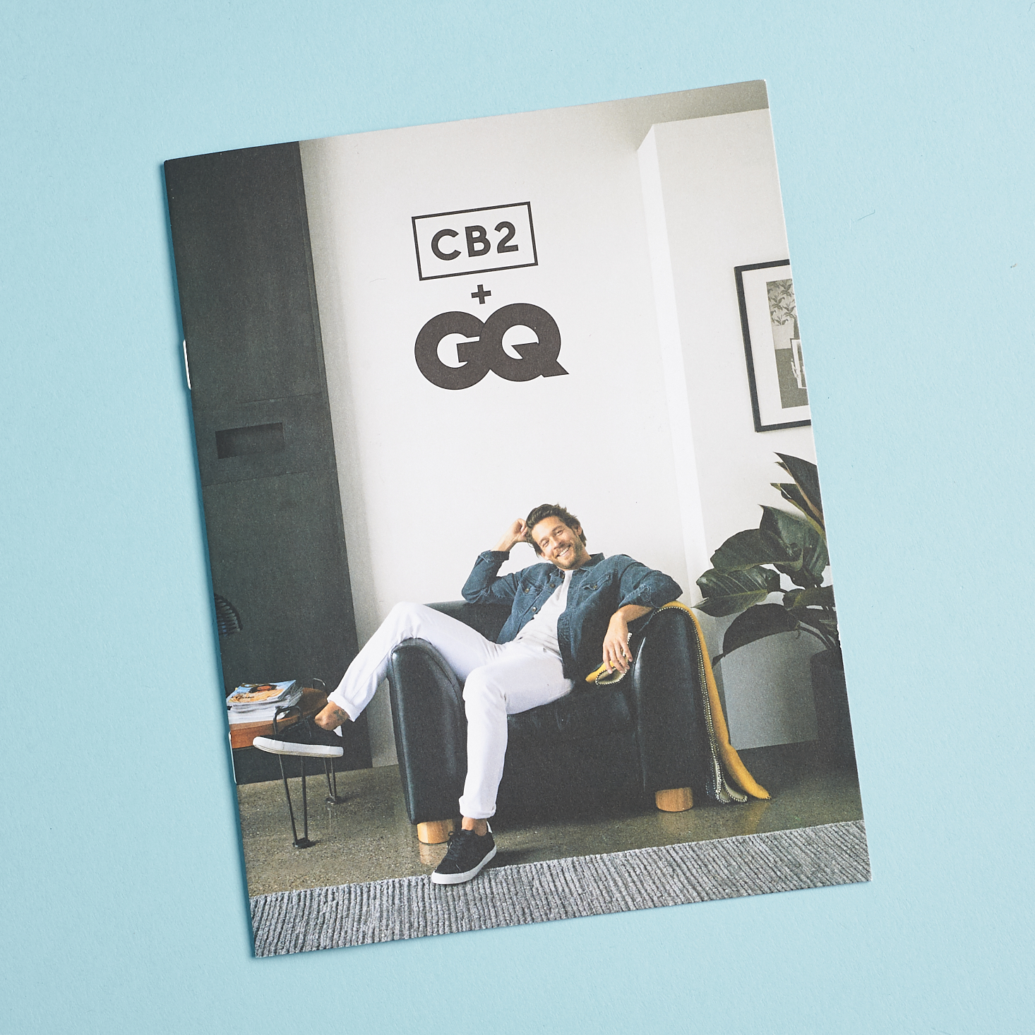 cover of CB2 x GQ magazine