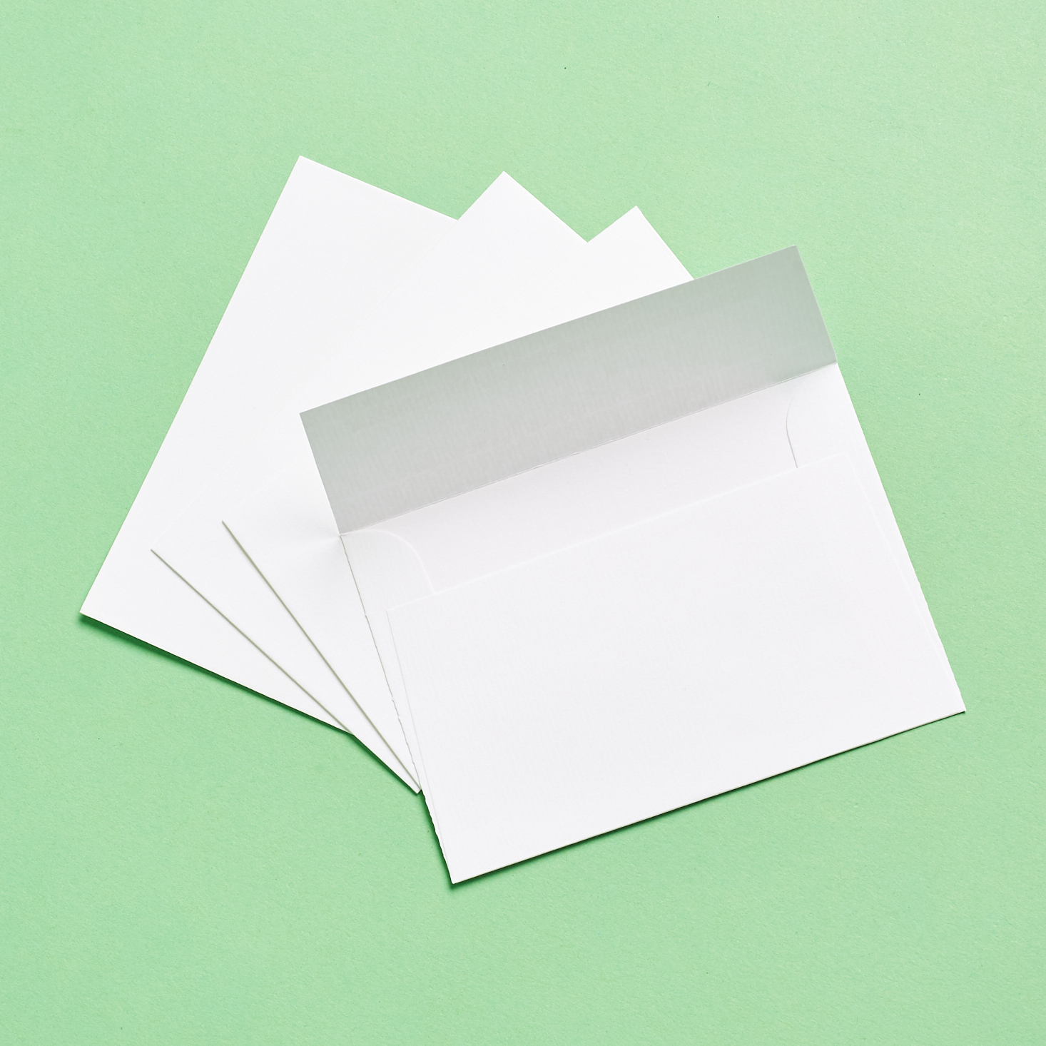 white envelopes