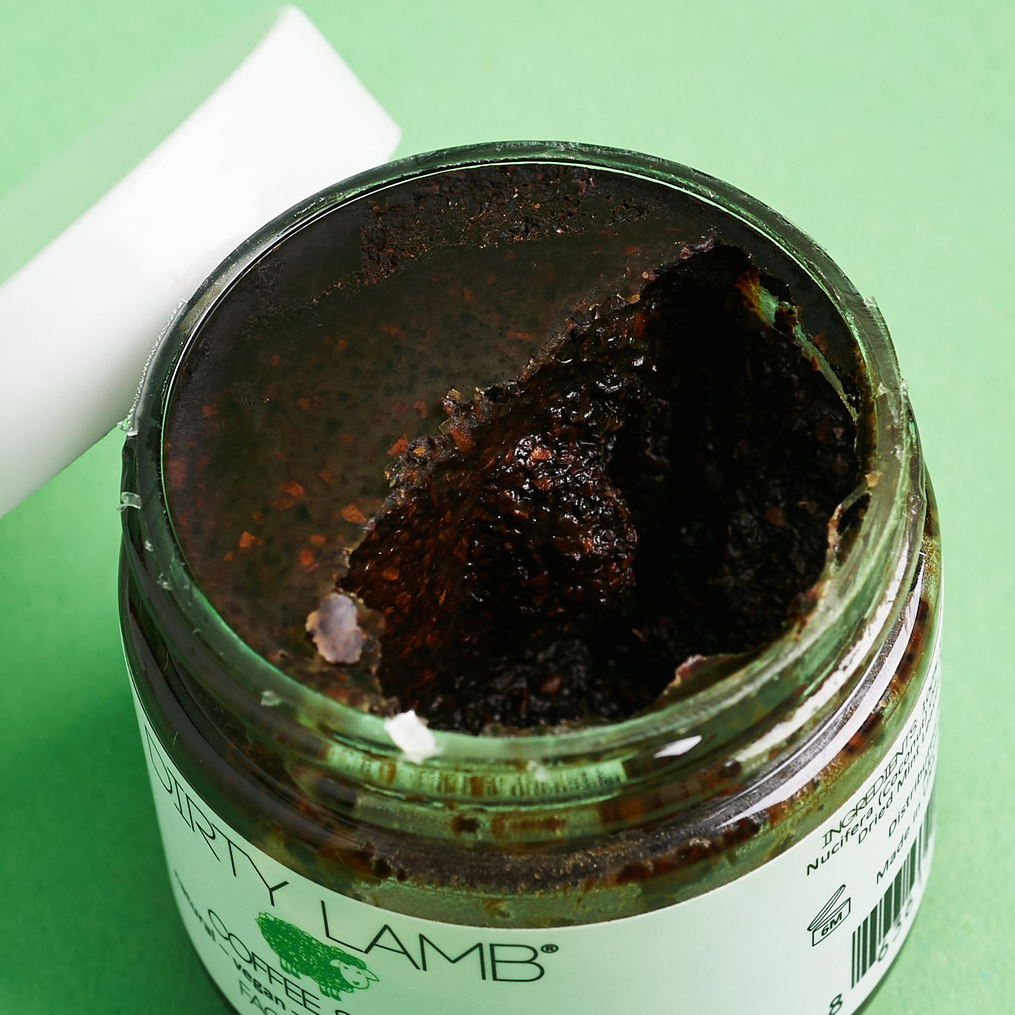 opened Dirty Lamb Coffee Scrub