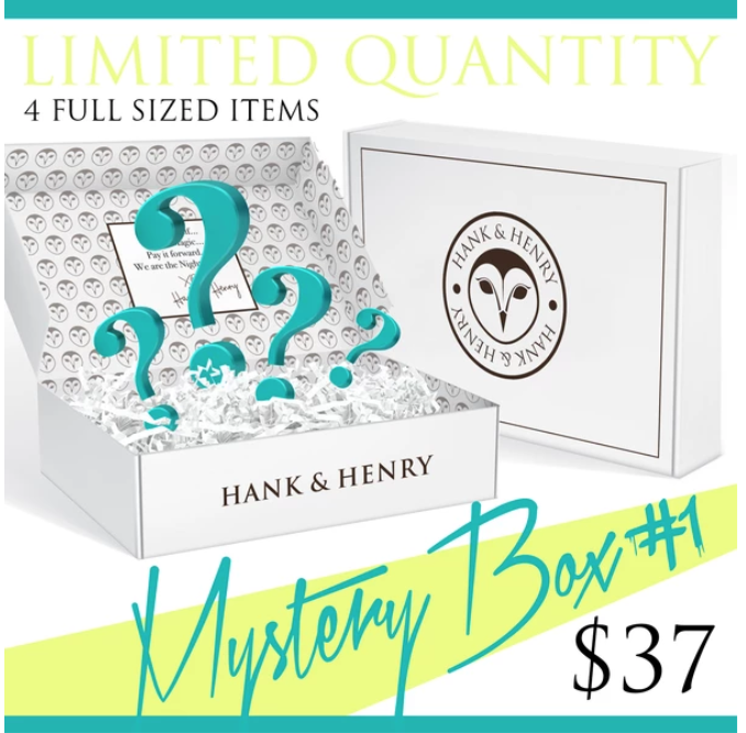 Hank & Henry Mystery Boxes Available Now!