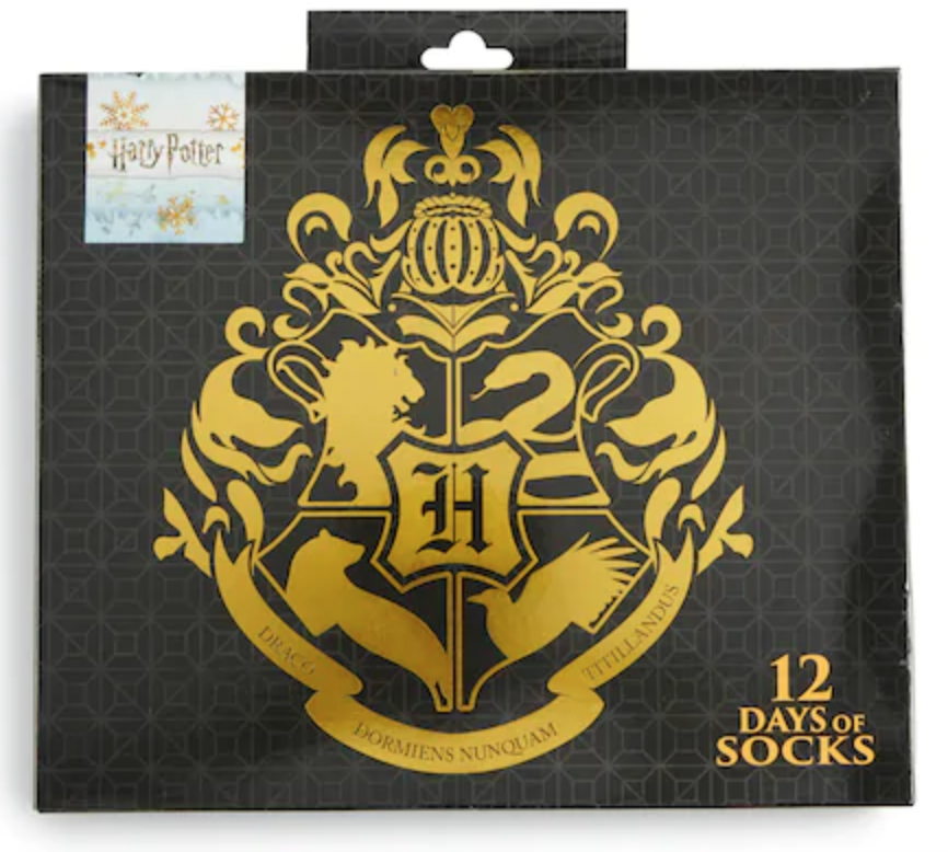 Men’s Harry Potter 12 Days of Socks Advent Calendar – Available Now!