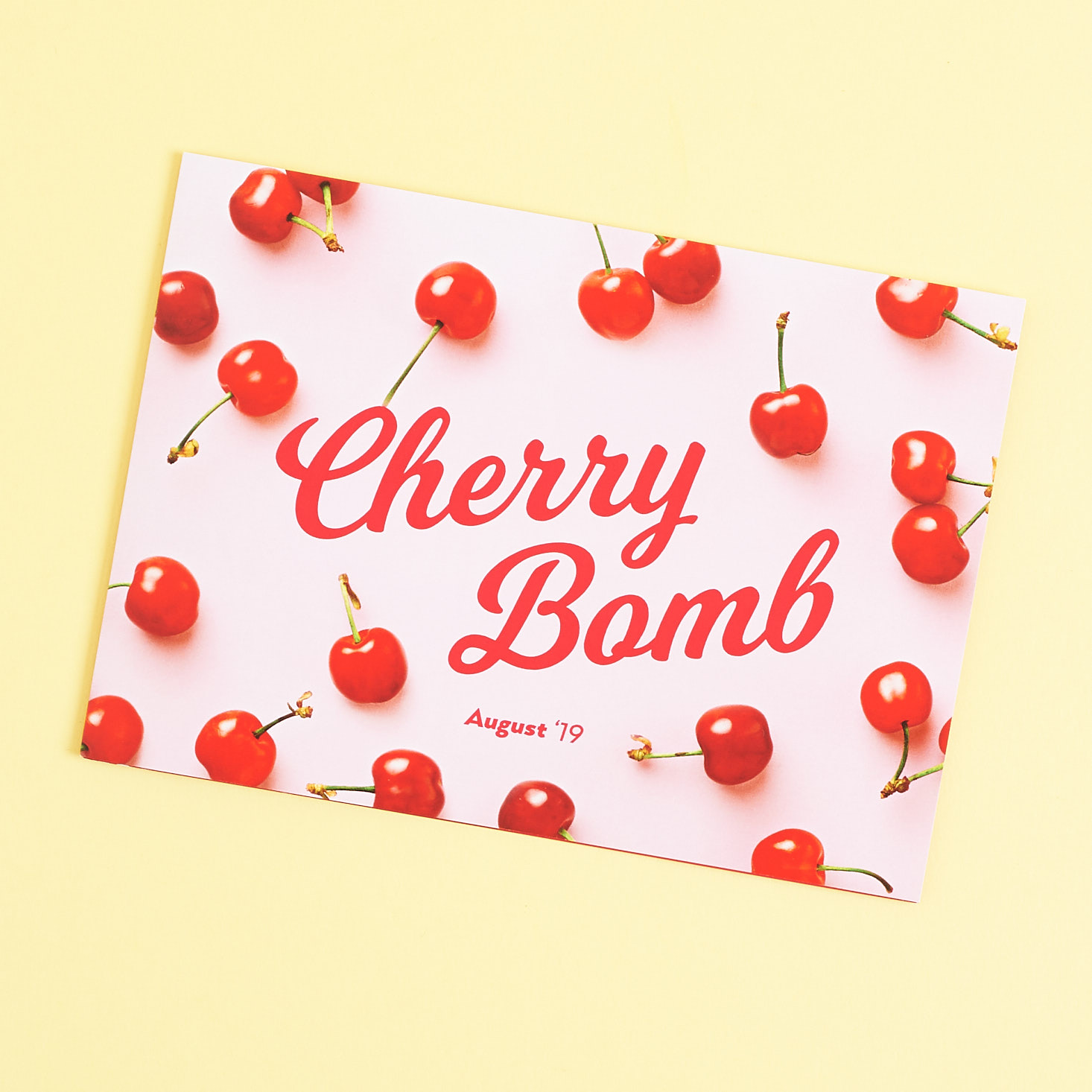 Cherry Bomb Info Booklet