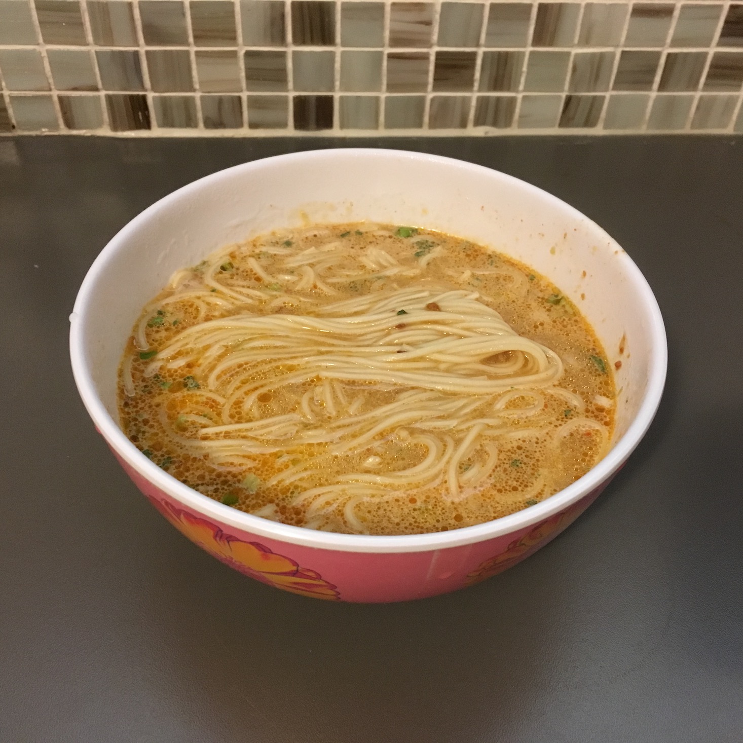 akakara ramen cooked