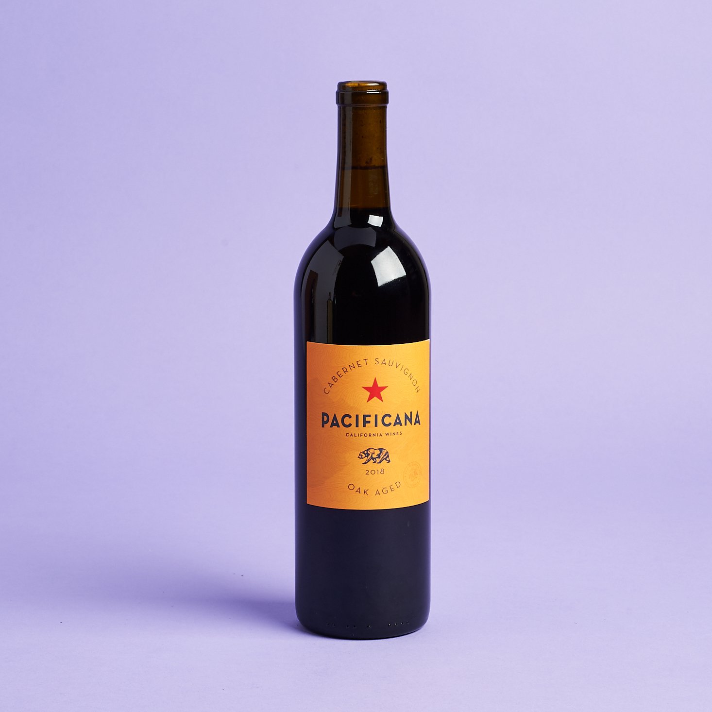 pacificana 2018 cabernet sauvignon bottle