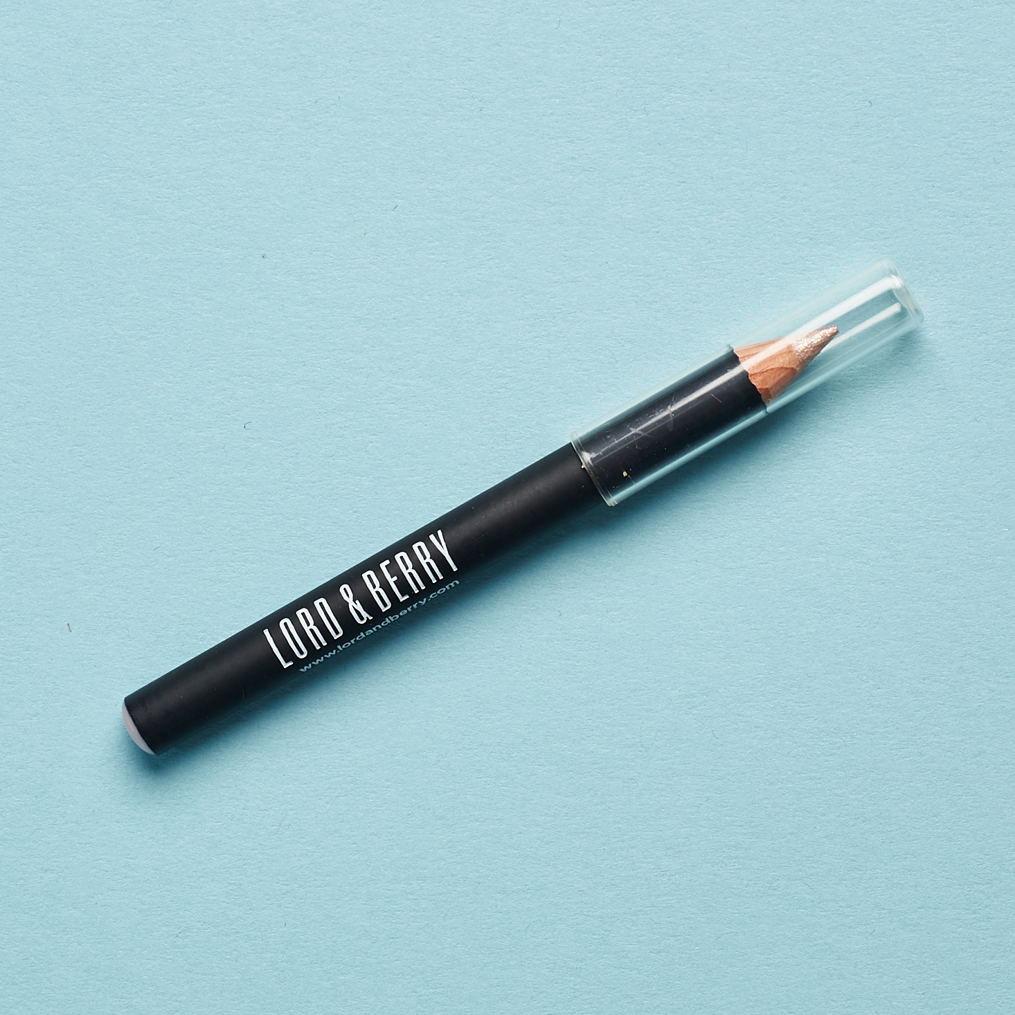black pencil with shimmeriy tip