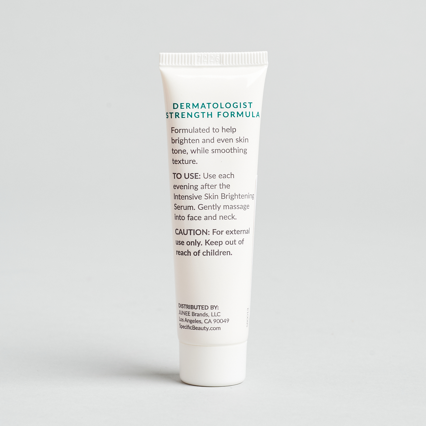 back of Specific Beauty Radiance Repair Night Treatment