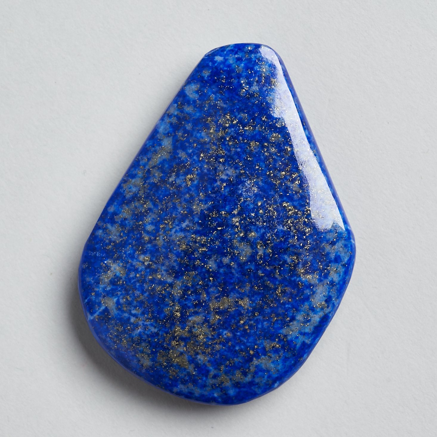 stunning lapis palm stone