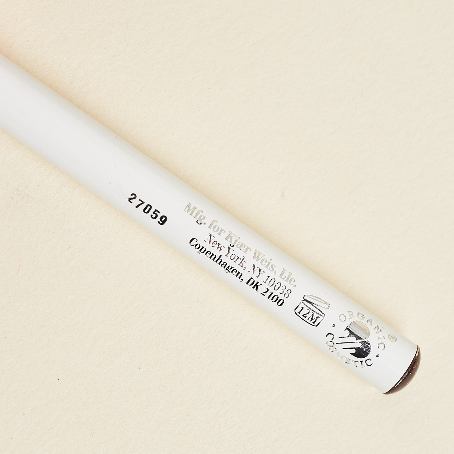 detail of bottom of Kjaer Weis eyeliner pencil