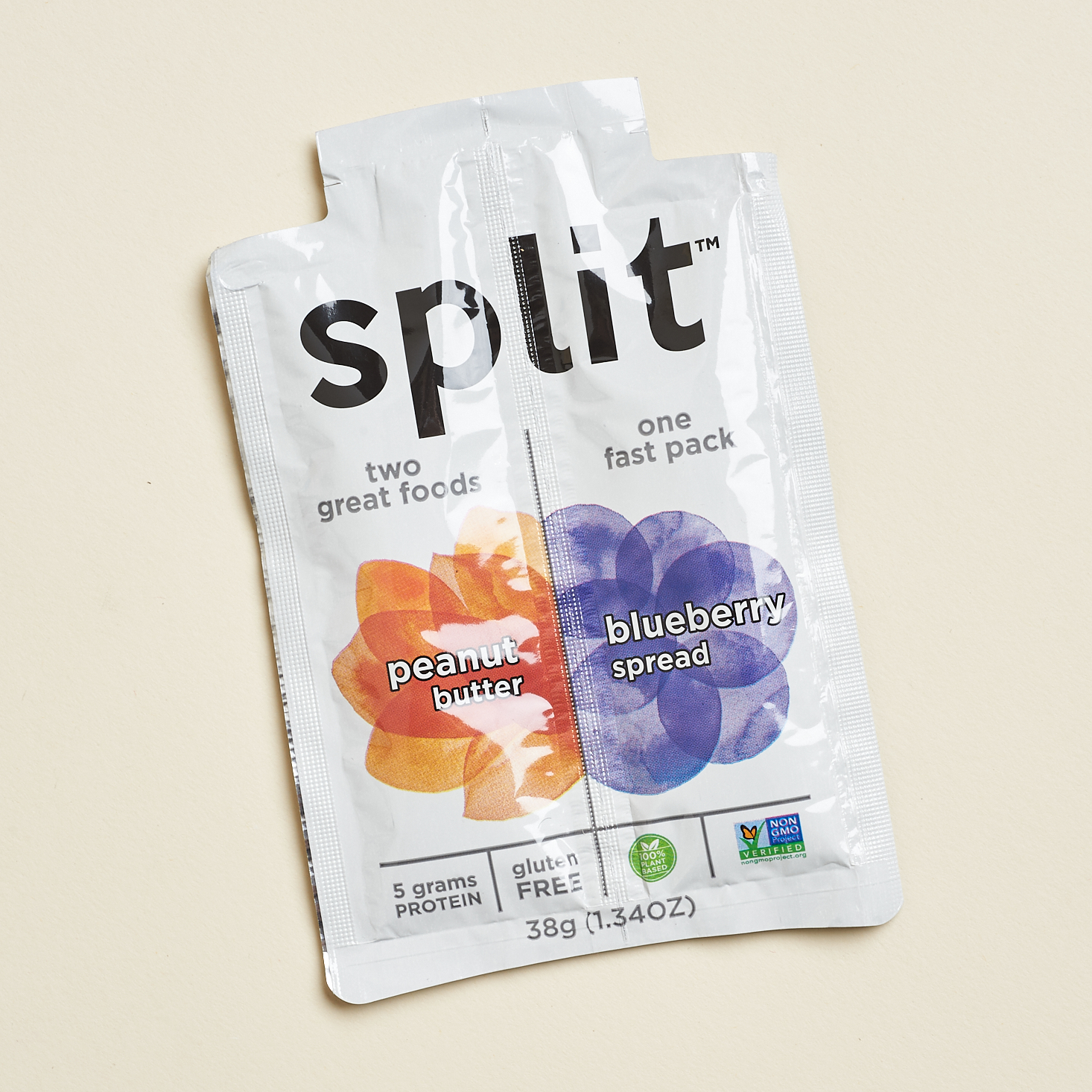 Peanut Butter and Blueberry Spread Split pack
