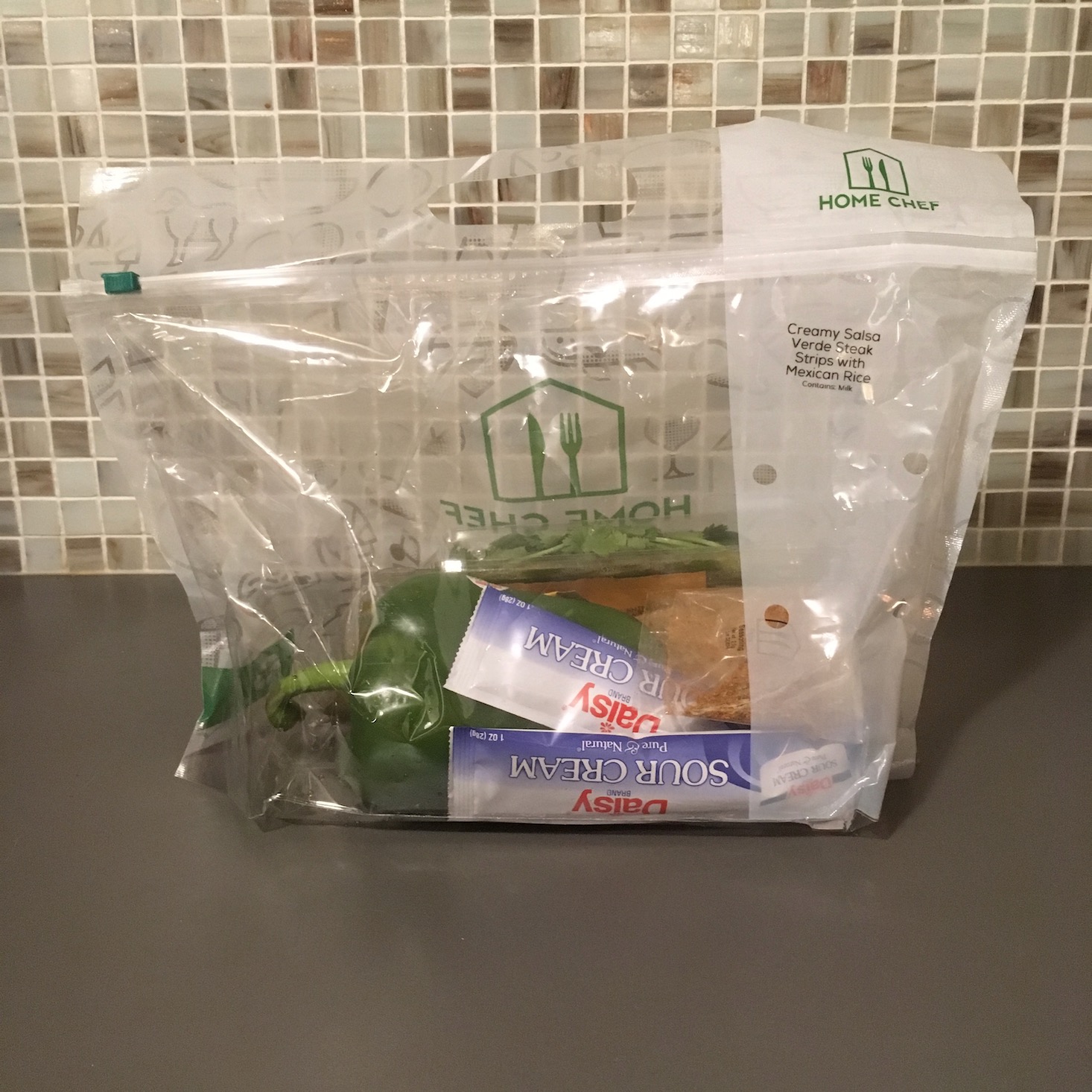 steak and rice bowl ingredients bag