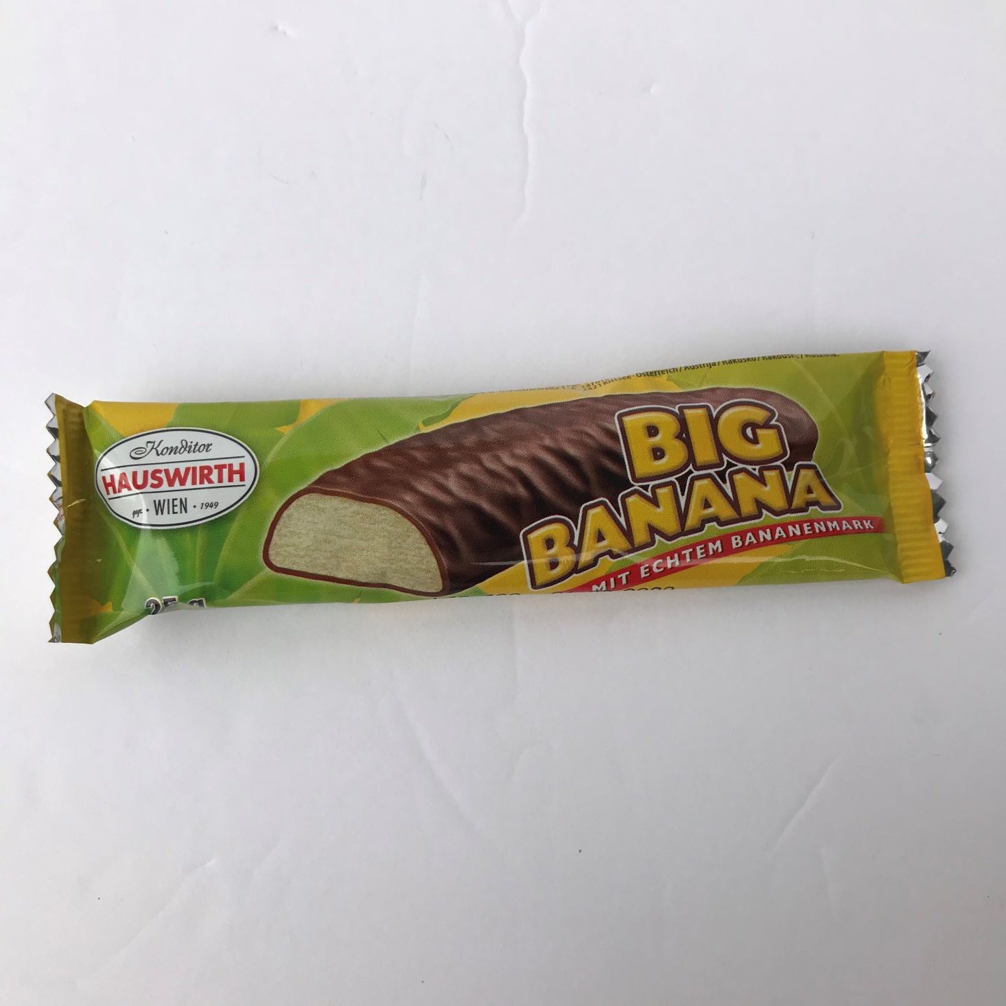 Universal Yums Oct 2019 big banana unopened