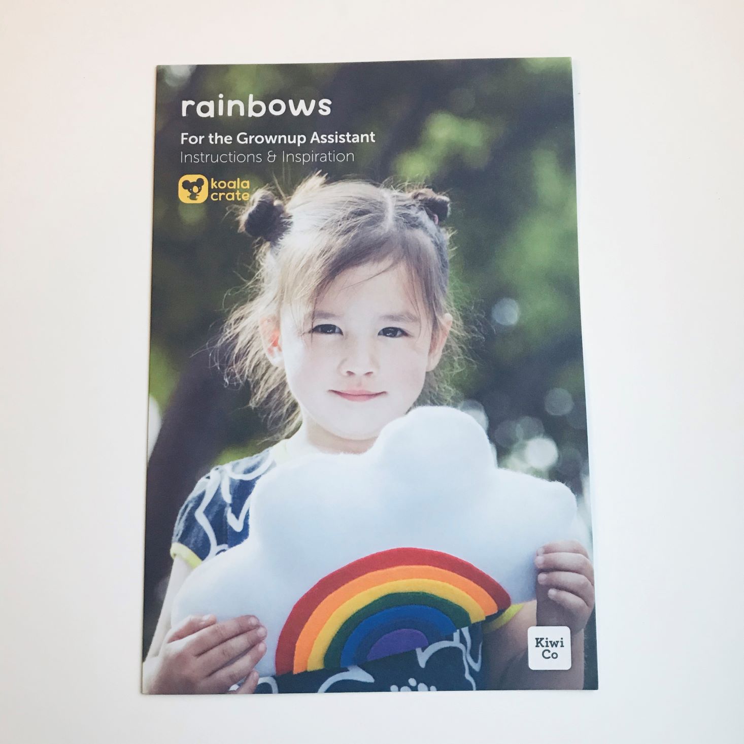 Koala Crate Rainbows front pamphlet