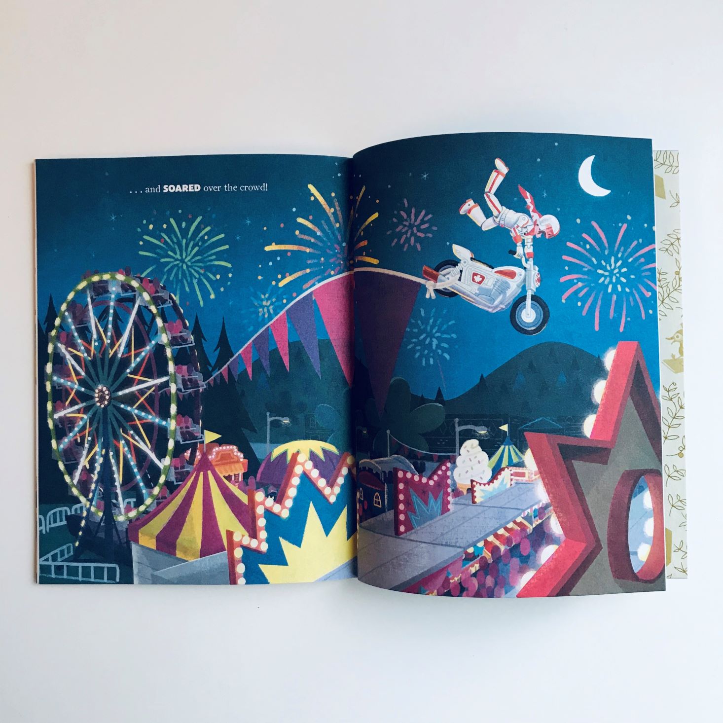 Disney Bedtime Adventure Box October 2019 book ferris wheel page