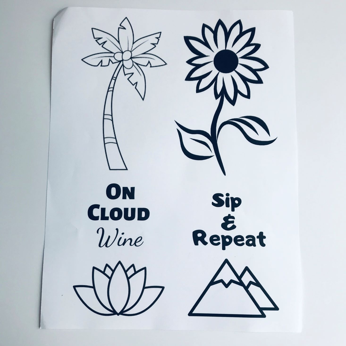 Adults and Crafts Nov 2019 stencil idea