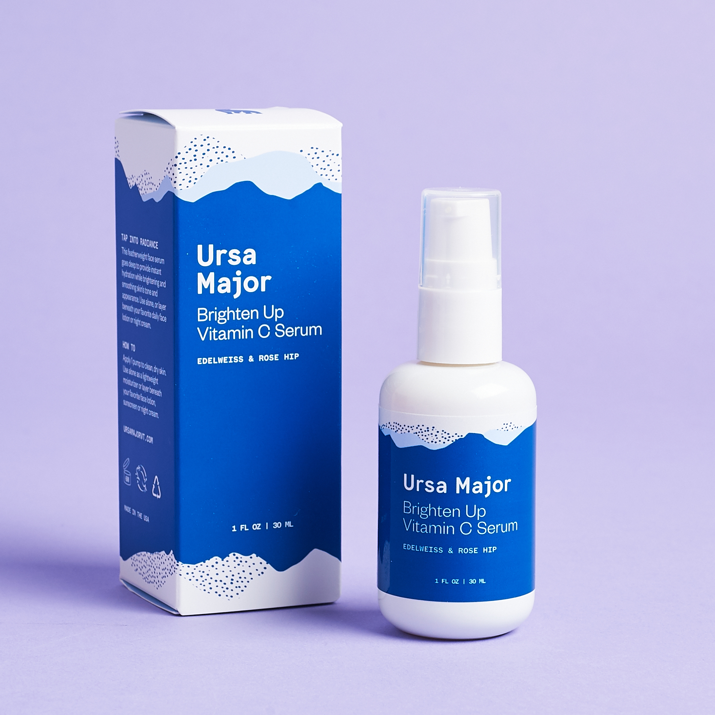 Ursa Major Brighten Up Vitamin C Serum w box