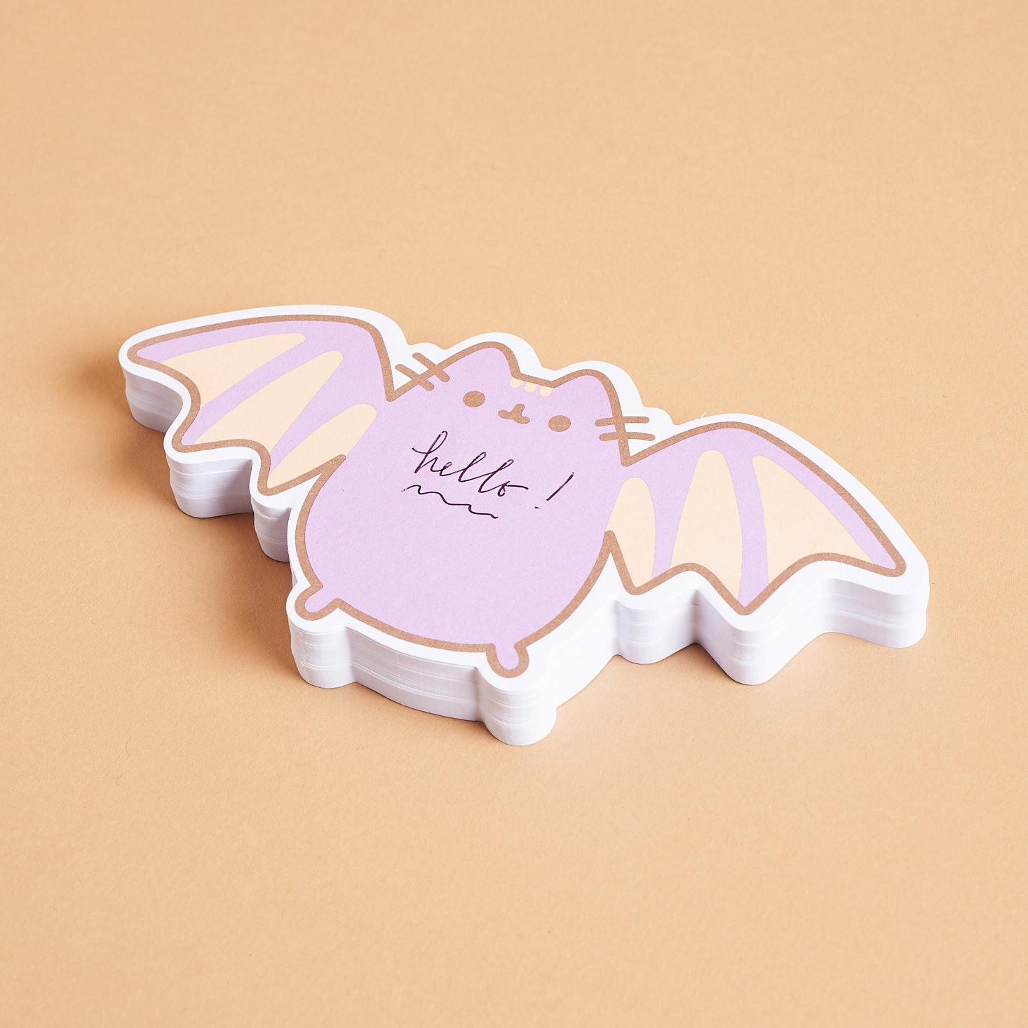 Pusheen Bat sticky notes