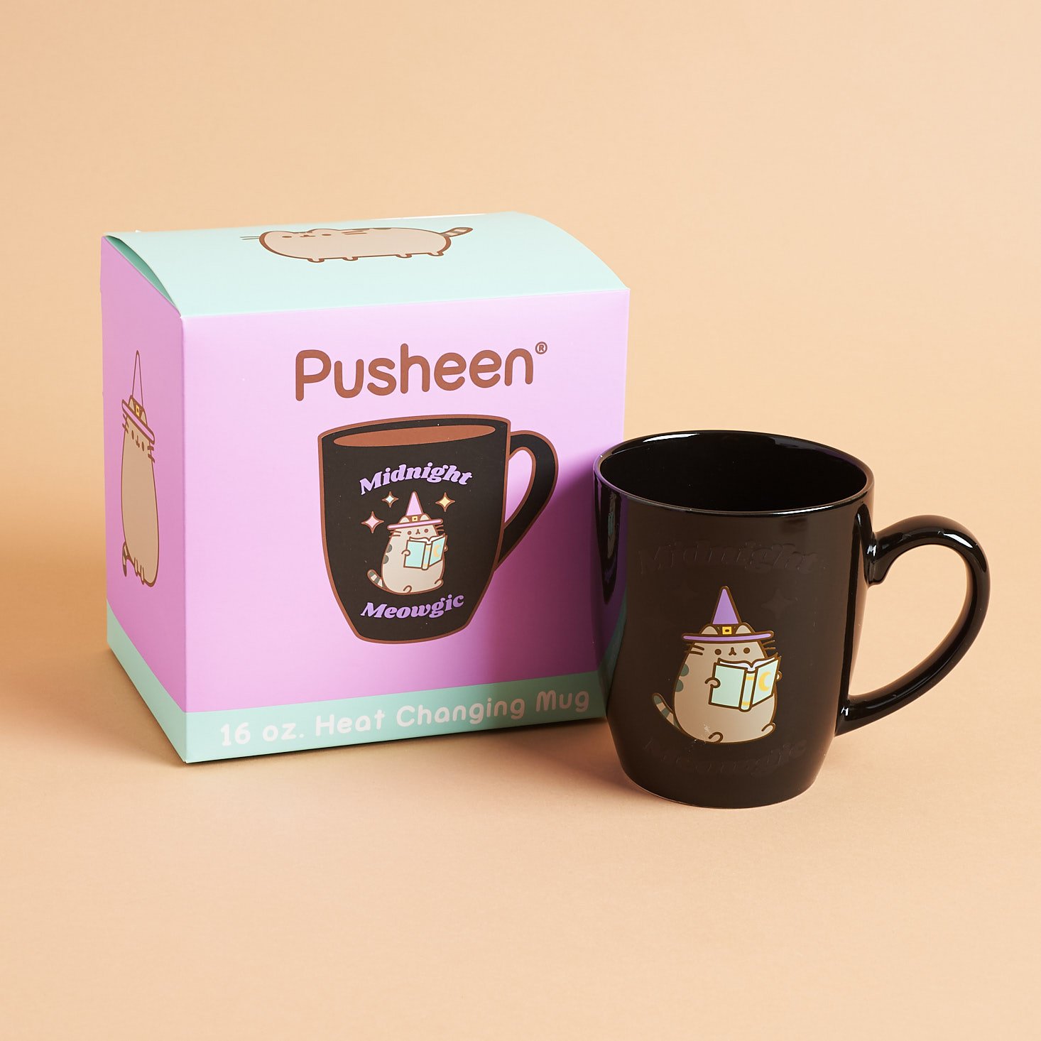 Pusheen color changing mug with box