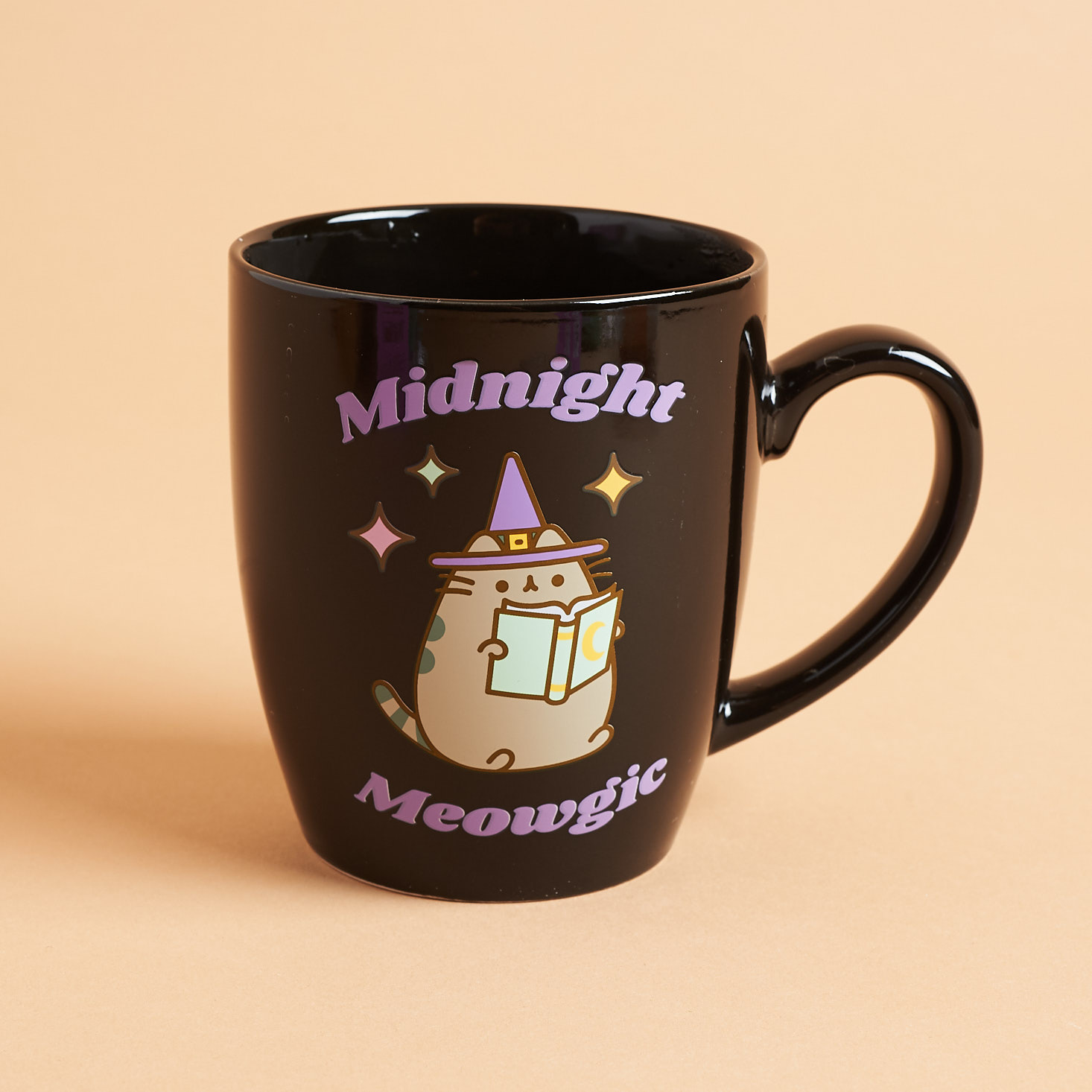 Pusheen color changing mug with "midnight meowgic" now visible