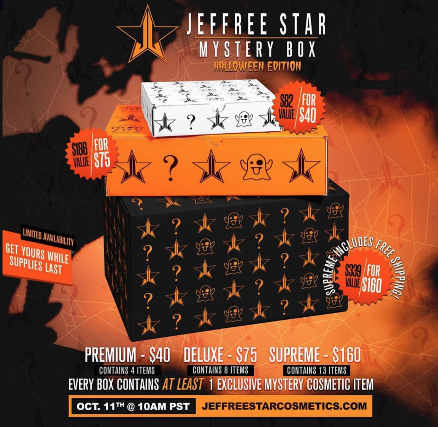 ISO JEFFREE STAR SUPREME MYSTERY BOX