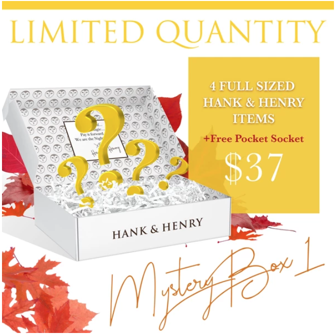 Hank & Henry Fall Mystery Boxes Available Now!
