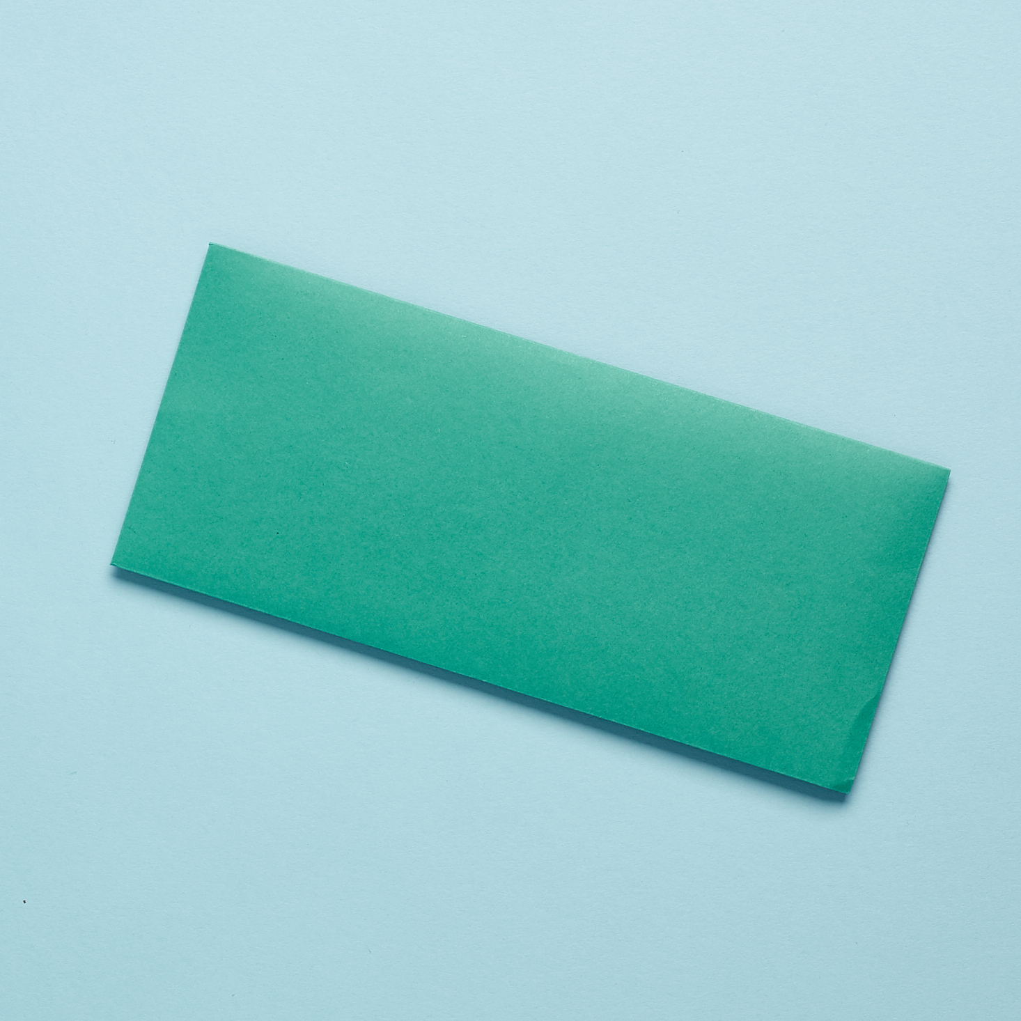 emerald green envelope