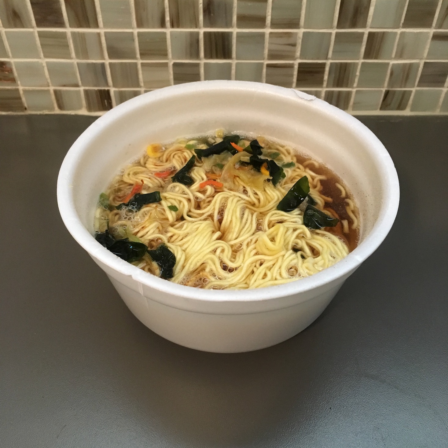 Umai Crate October 2019 - Vegetable Soy Sauce Ramen cooked