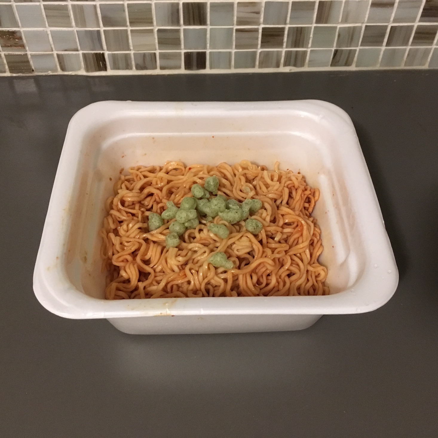 Umai Crate October 2019 -Wasabi Yakisoba cooked