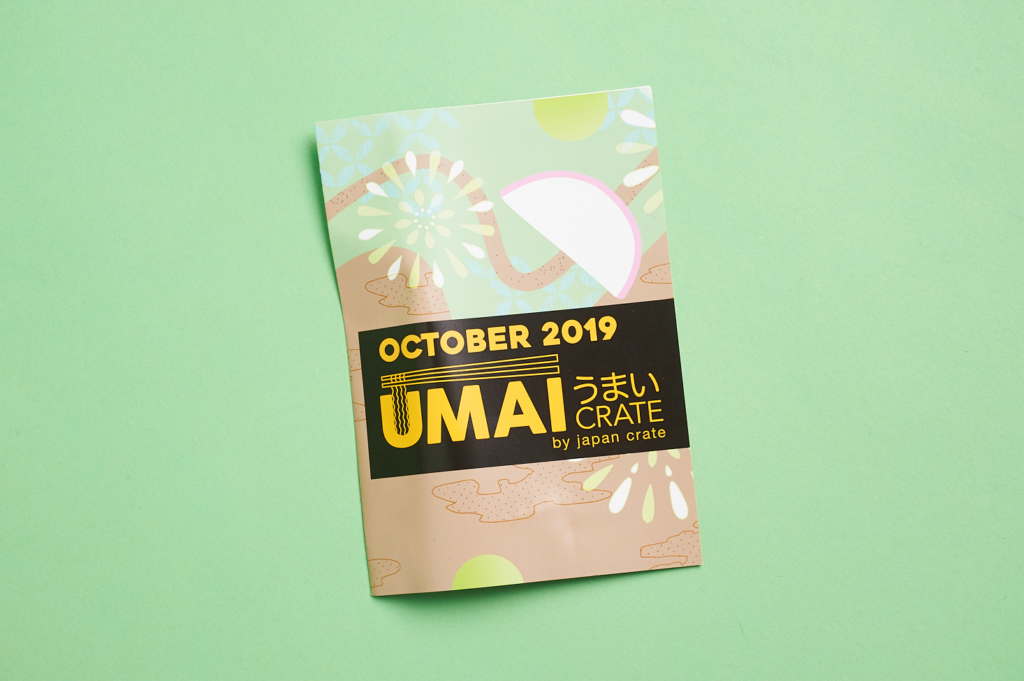 Umai Crate October 2019 - info booklet front