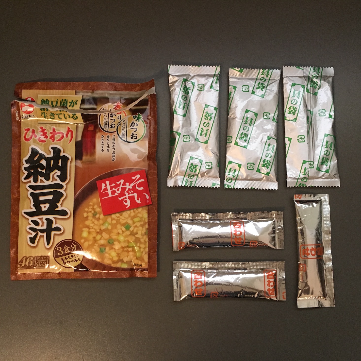 Umai Crate October 2019 - natto miso contents