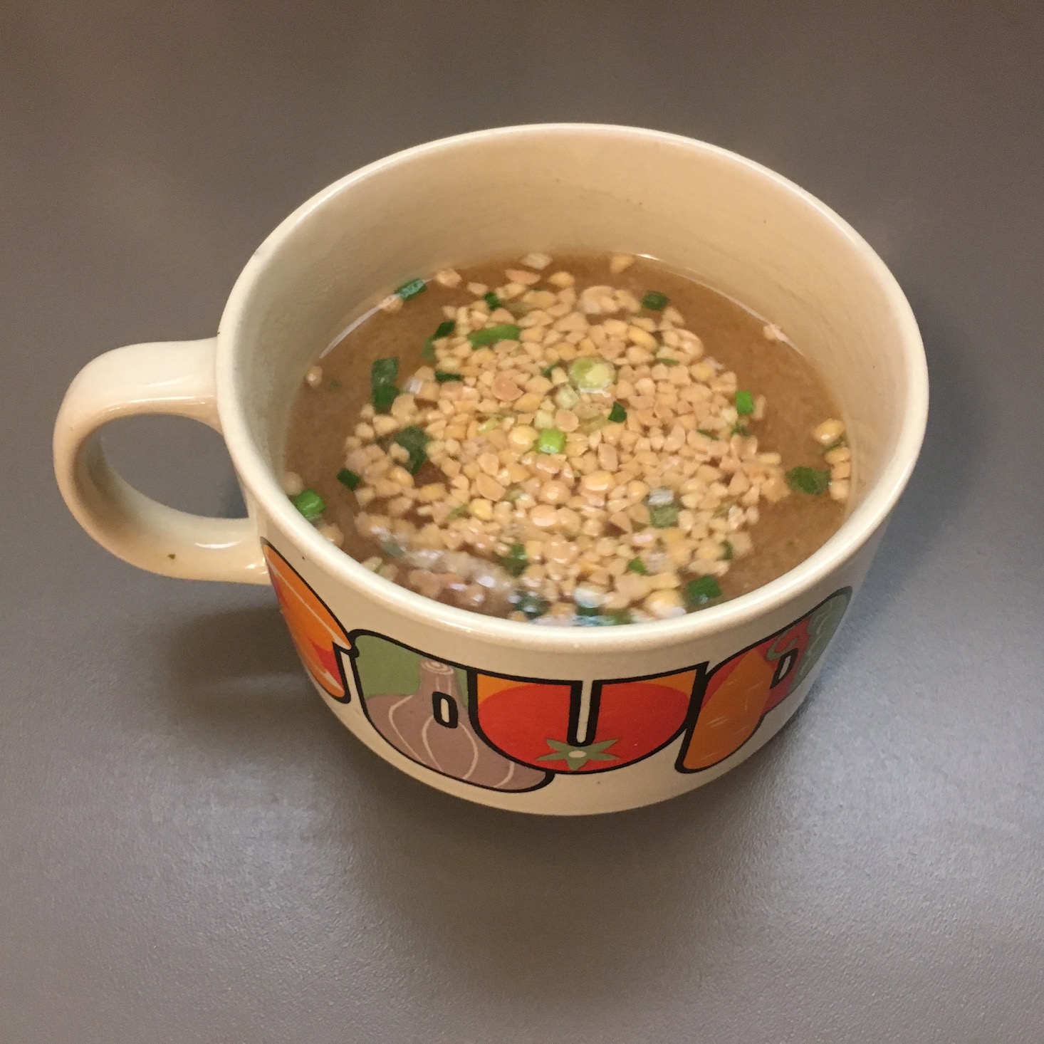 Umai Crate October 2019 - natto miso soup cooked