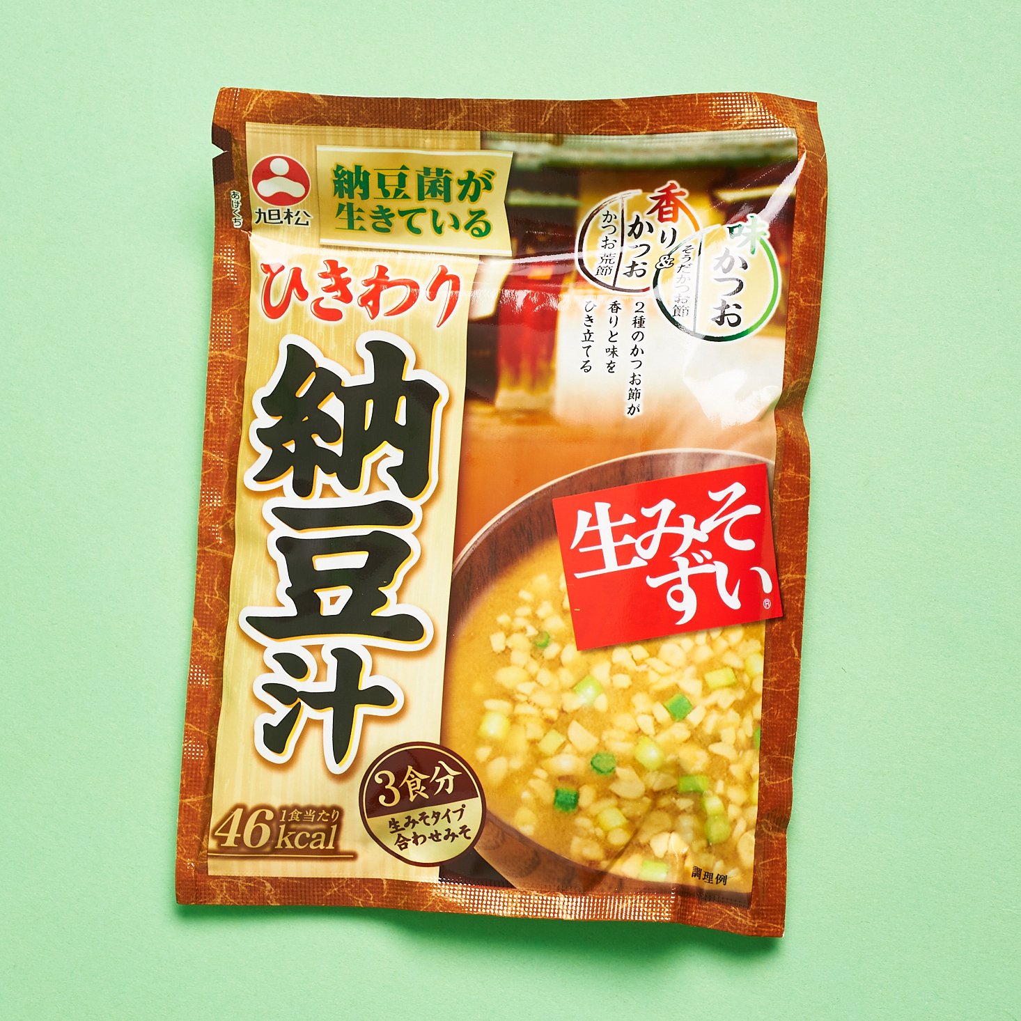 Umai Crate October 2019 - natto miso udon package front